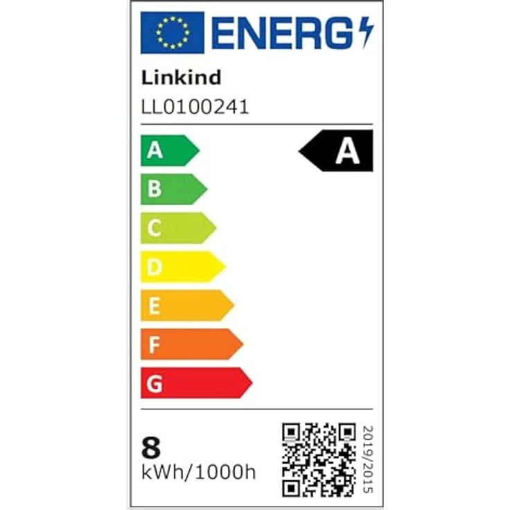 Linkind 7.2W LED E27 100W, A-Klasse Lampe A60 7,2W ersetzt 100W, 1521 lm Extra hell, 4000K Neutralweiß, 50,000 Std. Leuchtdauer, Energiesparlampe E27 Glühbirne Matt, 6 Stück – Bild 11