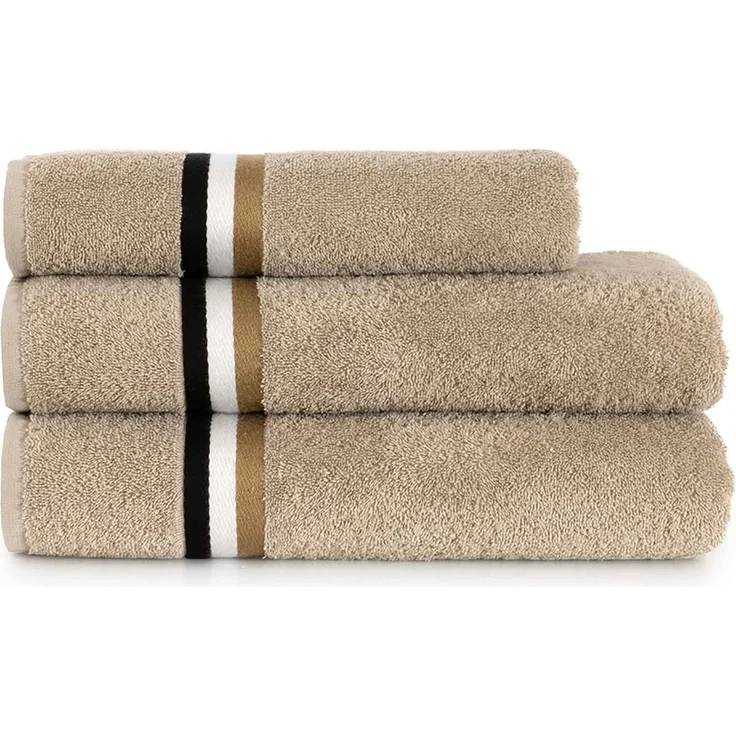 BOSS Handtuch - BLINEA, Handtuch, Frottier, Baumwolle Beige 50x100 cm – Bild 5