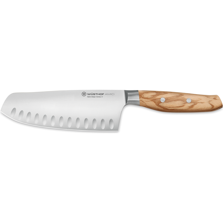 Wüsthof Amici Rotoku 17 cm | mit Kullenschliff