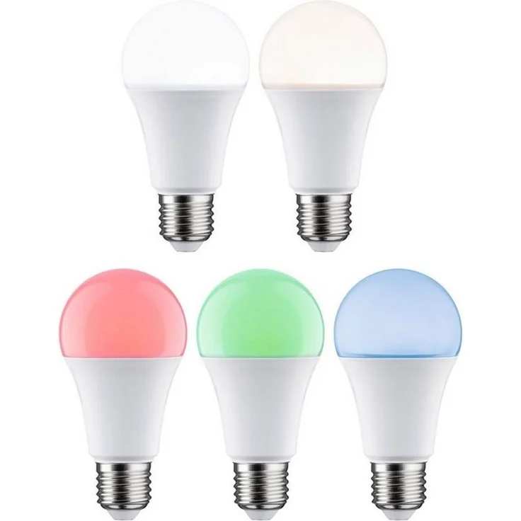 Paulmann 29144 Standard 230V Smart Home Zigbee LED Birne 806lm 9W RGBW+ dimmbar Matt Leuchtmittel – Bild 3