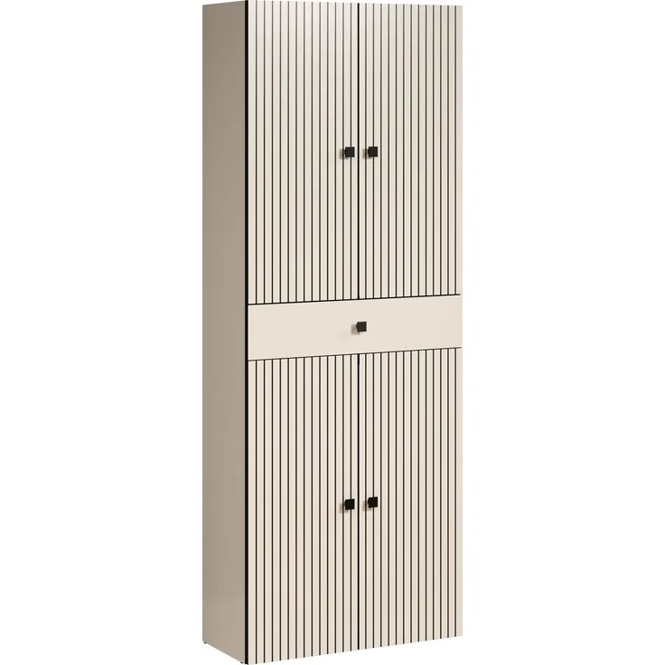 Badezimmer Hochschrank Bliss in grau 70 x 186 cm