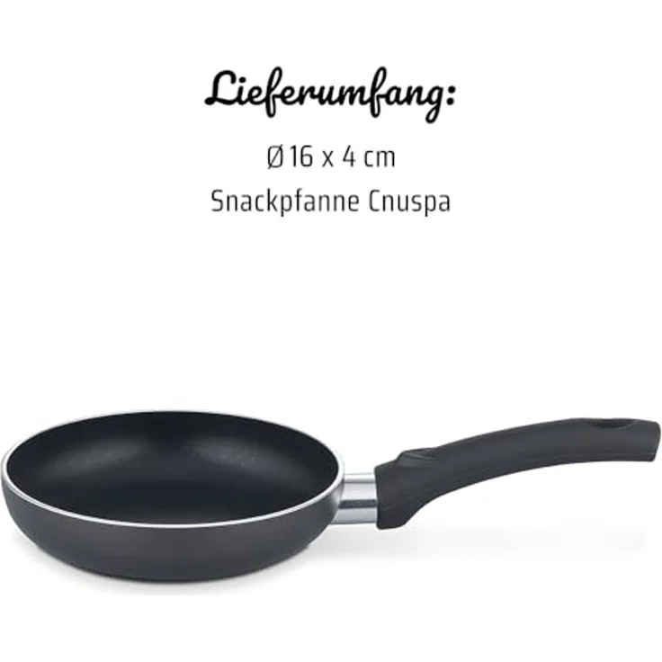 GSW Bratpfanne Cnuspa (Snackpfanne), Aluminium, VITAFLON® CLASSIC Versiegelung, Ø 16 cm, Induktion – Bild 7