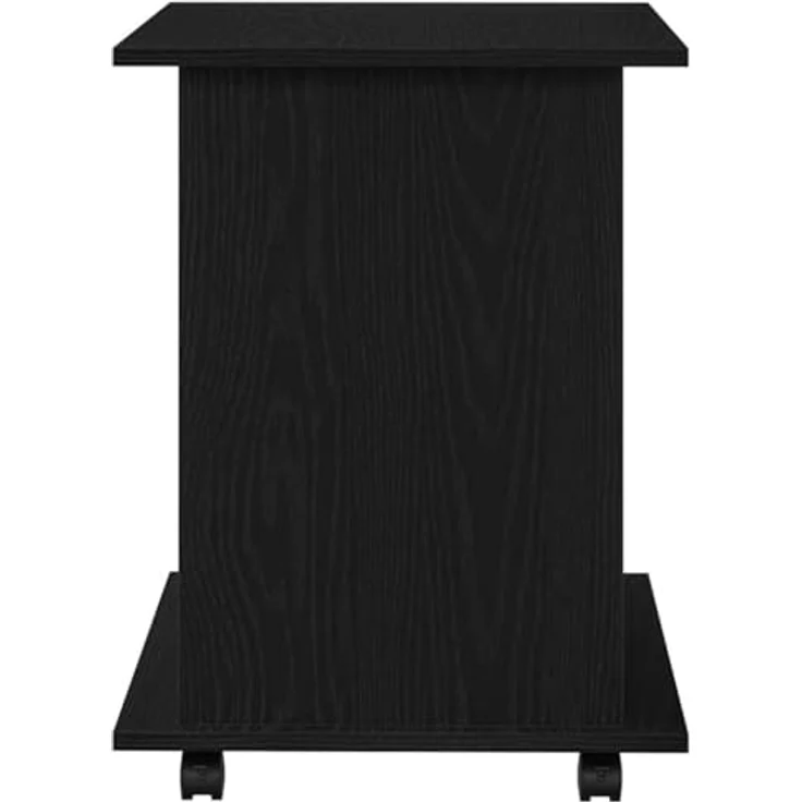 vidaXL Rollschrank Schwarz Eichen-Optik 60 x 45 x 55 cm Holzwerkstoff 862674 – Bild 10