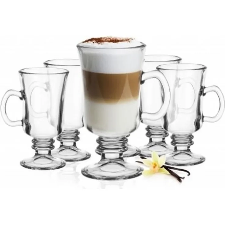 Irish Coffee Gläser mit Henkel Kaffeegläser Teegläser Cappuccino Gläser