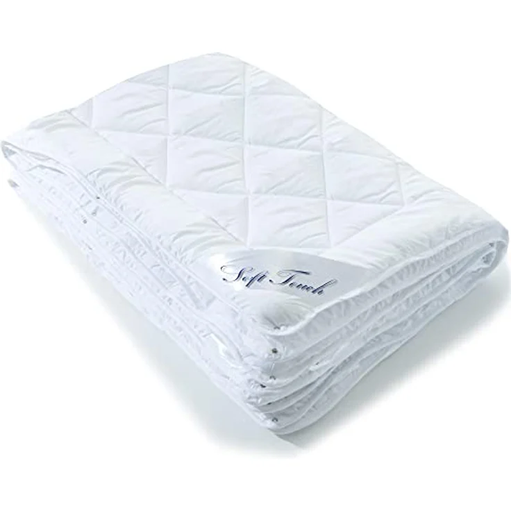 aqua-textil 4 Jahreszeiten Bettdecke 200x200 cm Decken zusammengeknöpft Winter 1200g Sommer 900g klimaregulierend Oeko-TEX – Bild 2