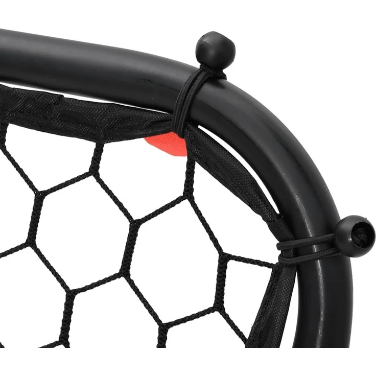 vidaXL Fußball-Rebounder Verstellbar Schwarz 84x73x60-80 cm Stahl 4007968 – Bild 6