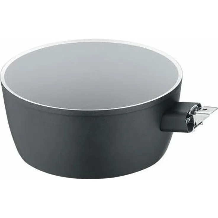 Berndes b. perfect Stieltopf, Topf, Kochtopf, Induktionsgeeignet, Aluminium geschmiedet, Schwarz, Ø 16 cm, 0002570516