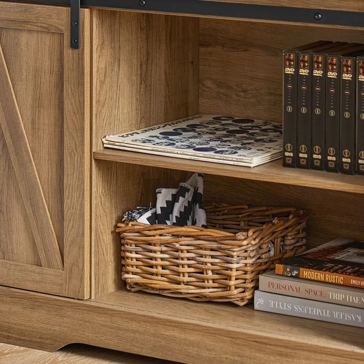 SoBuy FSB60-BR Schuhschrank, Spanplatte, Papierfurnier, Helle Eiche, 120 x 70 x 40 cm – Bild 7