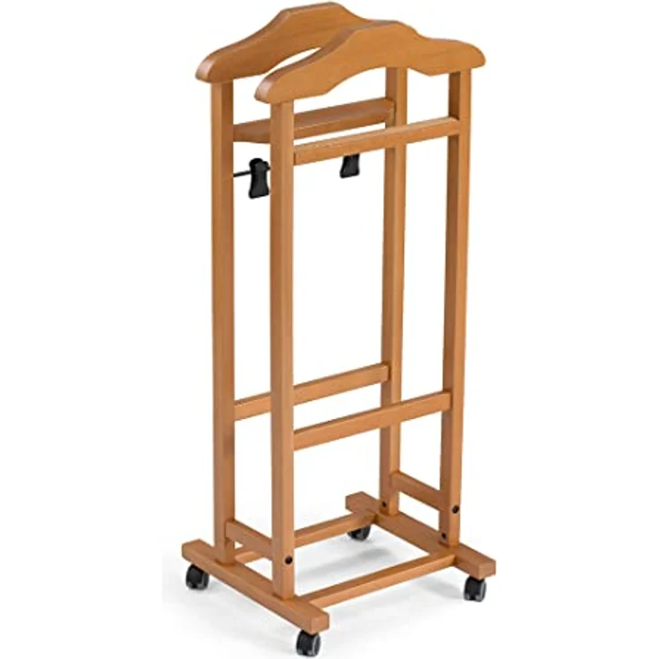 Arredamenti Italia 2003 MIXER Diener/Kleiderständer, massives Buchenholz, 46 x 105 x 37 cm, Kirsche – Bild 2