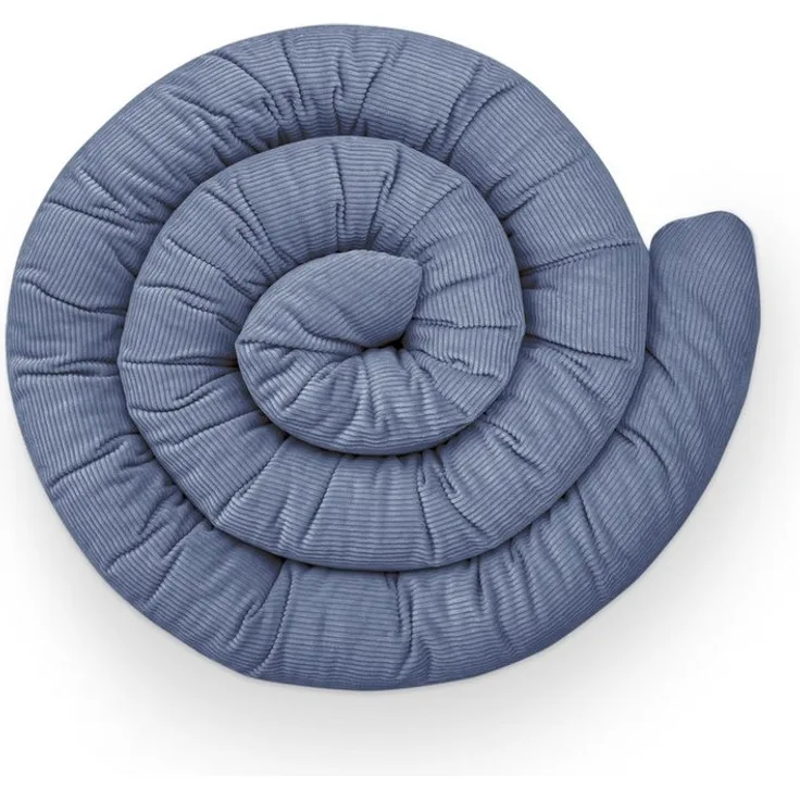 Ehrenkind Nestchenschlange Bettschlange Cord aus 100% Bio-Baumwolle, Schutz und Geborgenheit, (Kuschelschlange, Bettumrandung Babybett), Bettschlange Baby