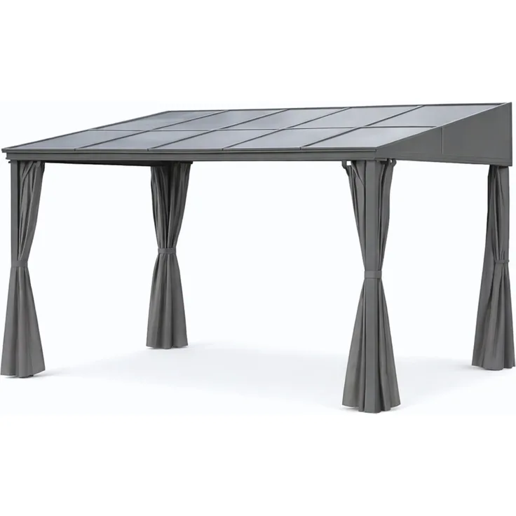 osoltus Alu Pavillon Terrassendach Terrassenüberdachung Toledo Hardtop 3 x 4 m