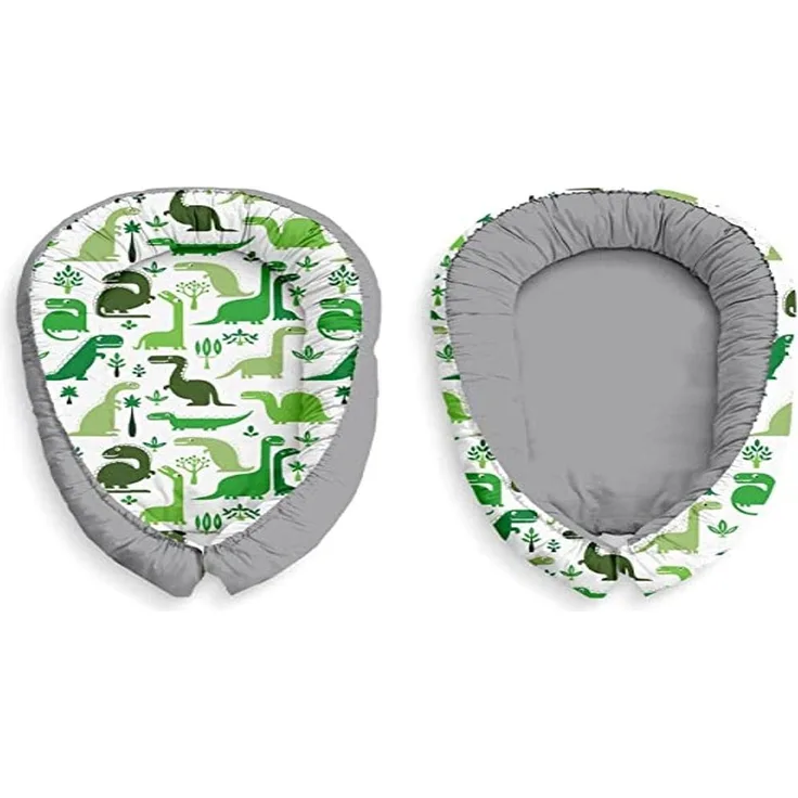 Multifunktionale Kuschelnest Babynest Kokon für Babys und Säuglinge, Nestchen, Reisebett, 100 Prozent Baumwolle, antiallergisch