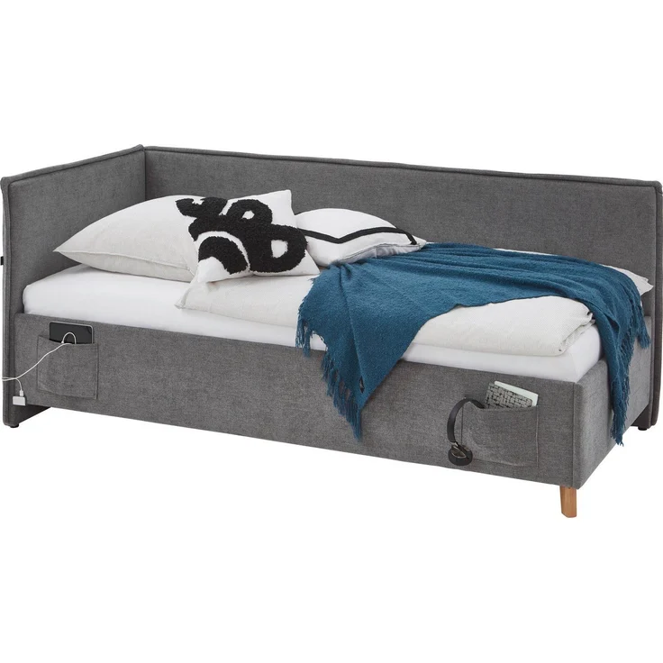 meise.möbel Kinderbett FUN II, Polsterbett wahlweise mit Bettkasten, Jugendbett inkl. USB-Anschluss – Bild 1