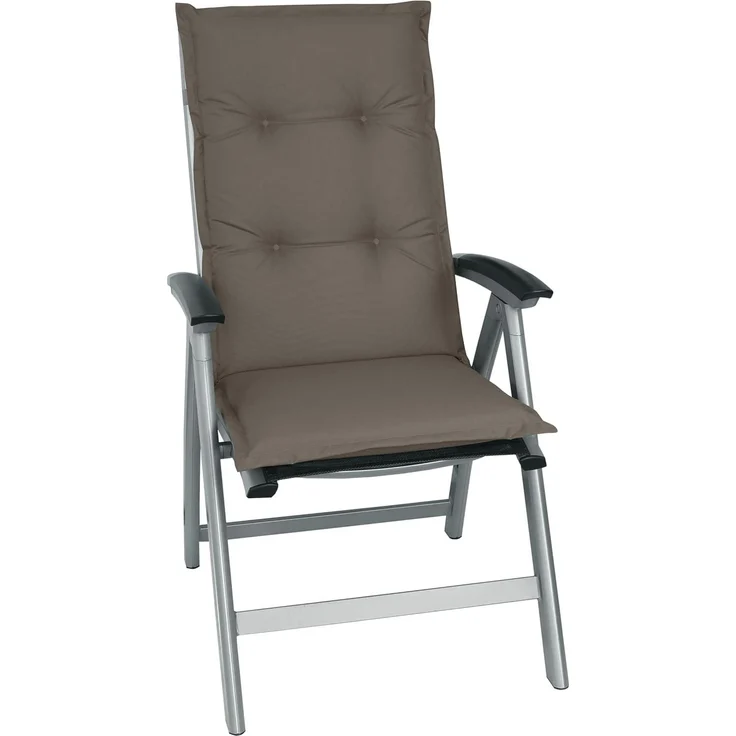 Kettler Polen 2351 Hochlehner Gartenstuhl Auflagen Kissen 120x50x6cm anthr – Bild 3