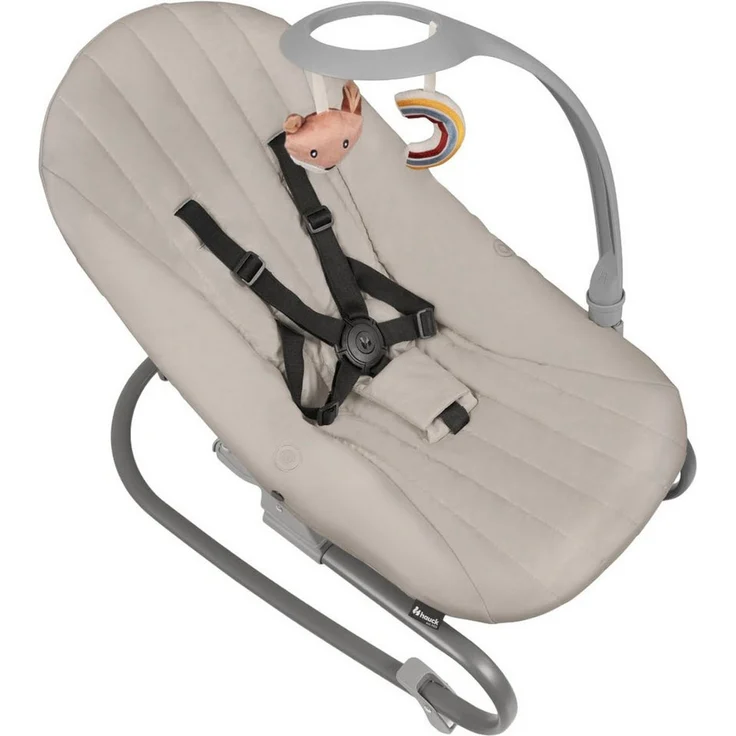 Hauck 3in1 Hochstuhl Set mit Wippe Sit N Relax Beige – Bild 3