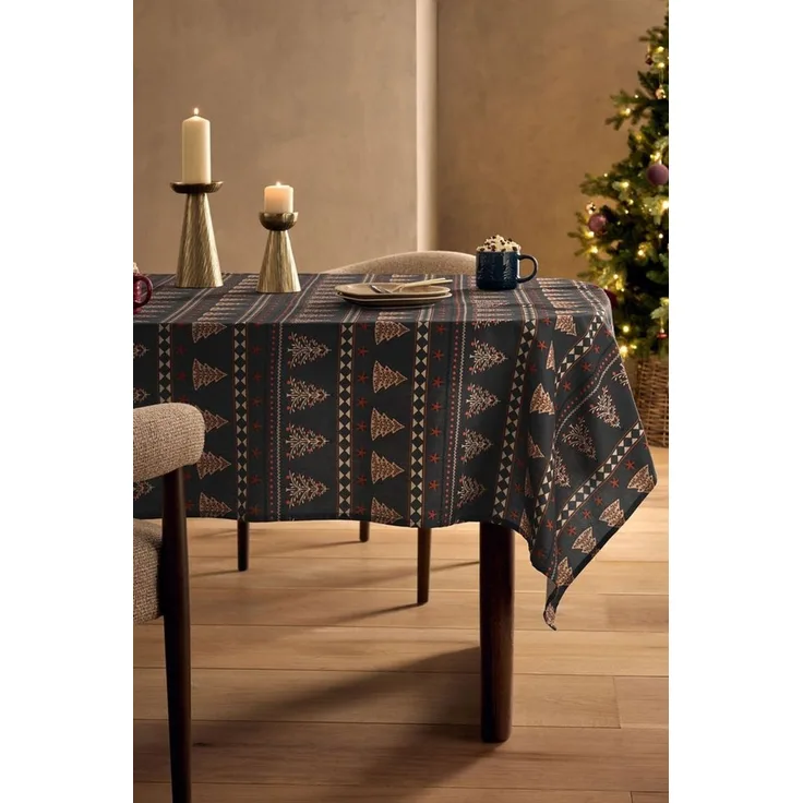 Next Tischdecke Abwischbare Tischdecke Weihnachten Norwegermuster (1-tlg)