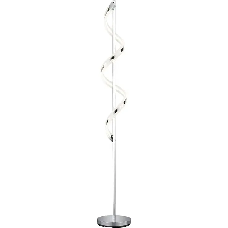 Coole LED Stehleuchte SYDNEY in Silber Chrom Höhe 162cm