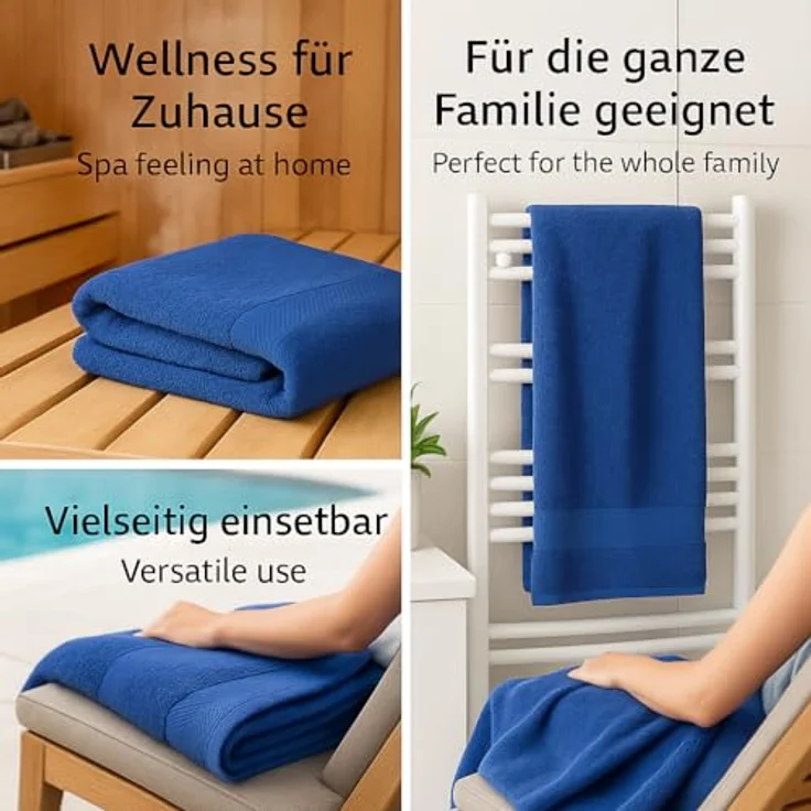 Betz Saunatuch Saunatücher groß XXL Größe 80 x 200 cm Badetuch Badetücher Palermo, (1 Stück, 1-St) – Bild 7