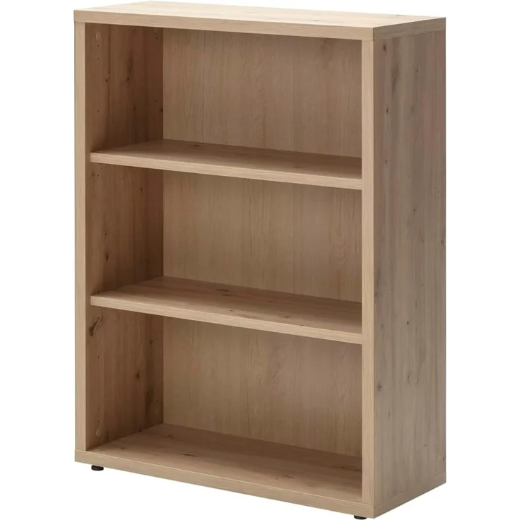 Regal Design-Office / Disegno, Holzwerkstoff, Holzfarben, 81 x 119 x 35 cm – Bild 4