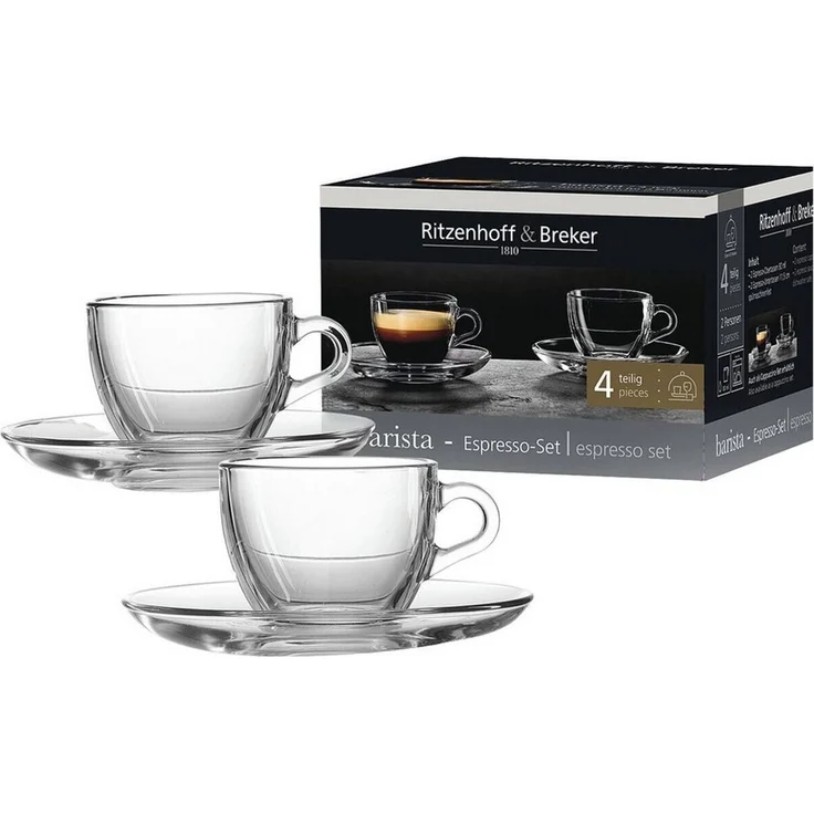 Ritzenhoff & Breker Espressotasse Barista, Glas, 80 ml – Bild 4