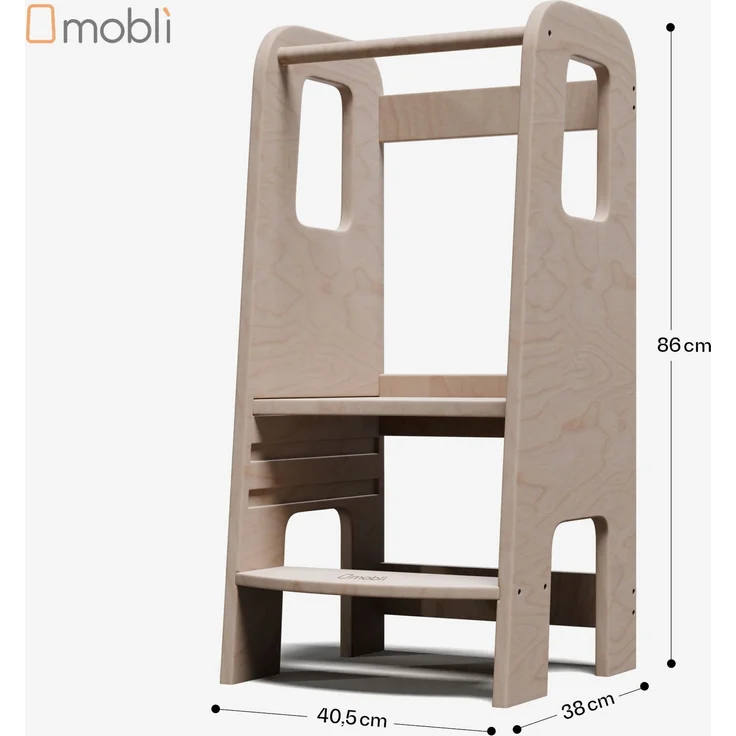 Mobli Stuhl Ully (Set), Learning Tower Lernturm ab 1 Jahr höhenverstellbar Kinder Baby – Bild 7