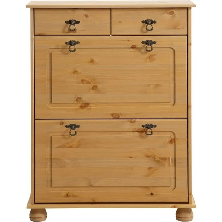 Home affaire Schuhkommode Finca, aus massivem Kiefernholz, Höhe 100 cm – Bild 4