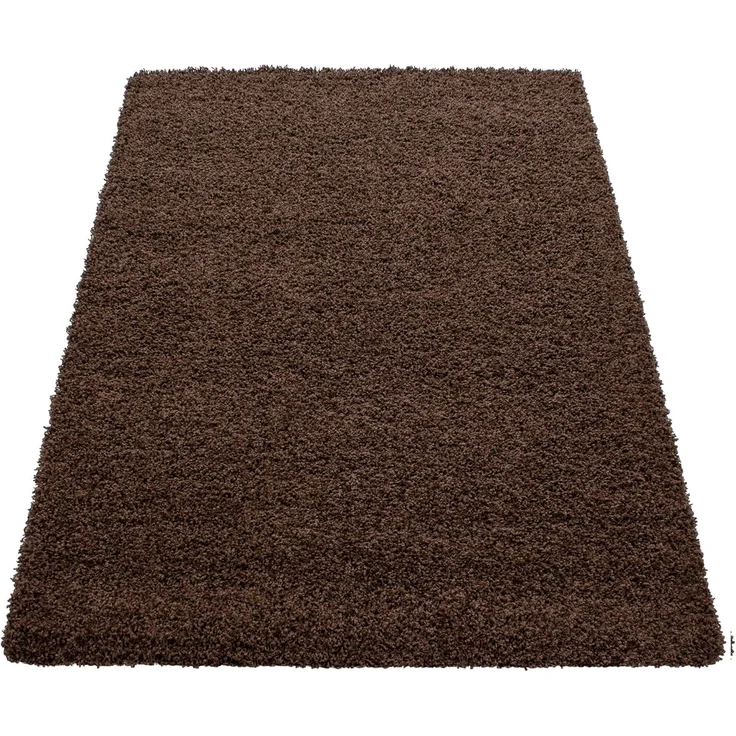 Carpetsale24 Shaggy Hochflor Teppich Wohnzimmer 300x400 cm Braun - Modern Flauschiger Teppich Extra Weich, Pflegeleicht und Einfarbig - Ideal als Teppich für Schlafzimmer, Esszimmer und Küche – Bild 2