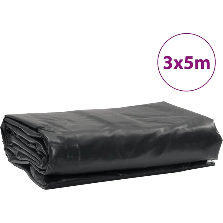 vidaXL Abdeckplane Anthrazit 3x5 m 650 g/m² 156085 – Bild 9