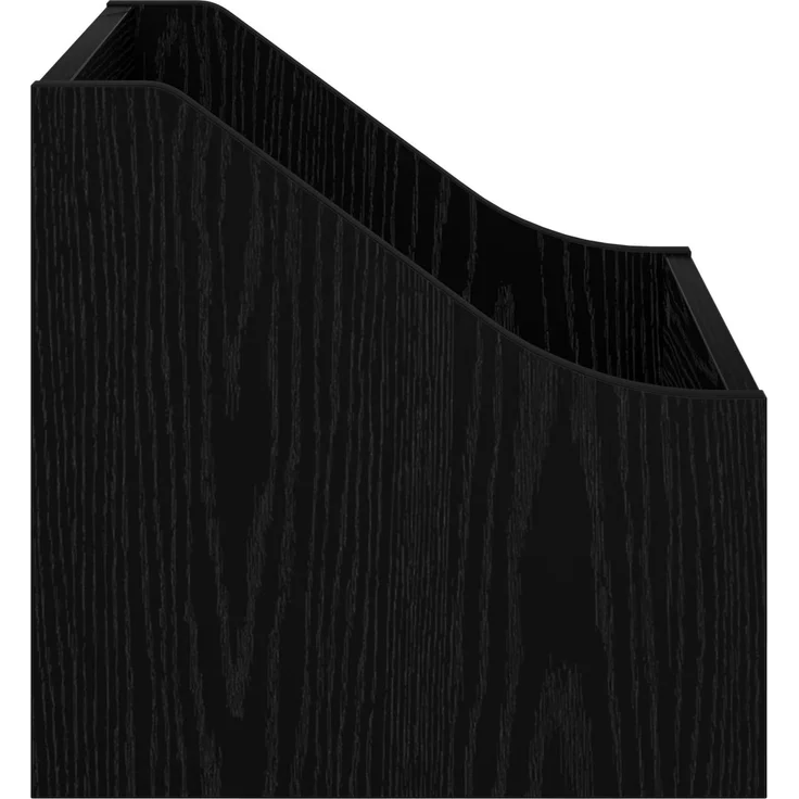 vidaXL LP Plattenbox Schwarz Eichen-Optik 37 x 33 x 32 cm 8012764 – Bild 5