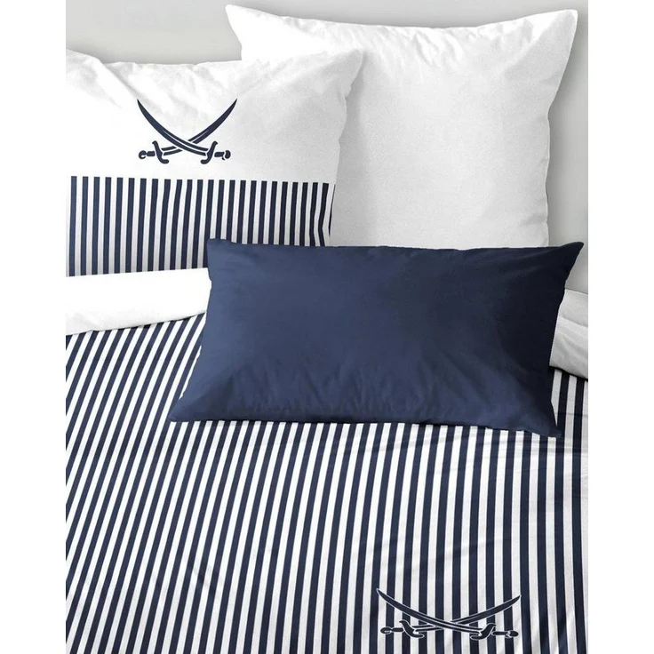 Sansibar Sylt Bettwäsche Bettwäsche Sansibar „Lighthouse“ Wendebettwäsche (2 tlg), Baumwolle, 2 teilig, mit hochwertigem Sansibar Säbel Druck – Bild 2