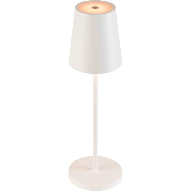 SLV VINOLINA TWO, Tischleuchte, Akku, IP65, 2200/2700/3000K, TOUCH, weiß - Ambiente- Tisch- und Standleuchten