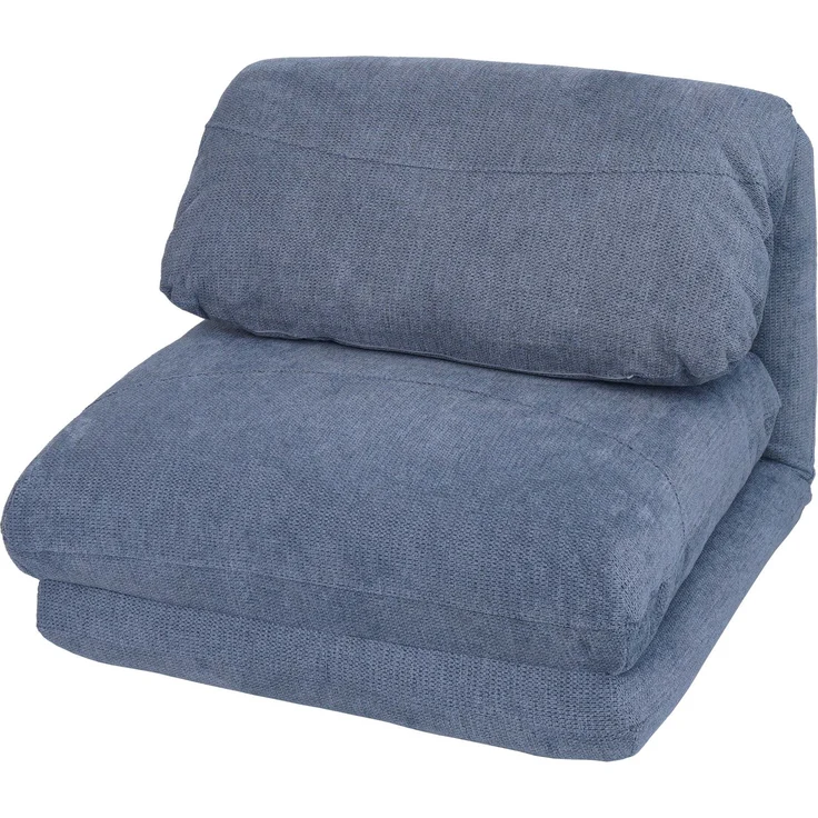 Schlafsessel HWC-E68, Schlafsofa Funktionssessel Klappsessel Relaxsessel, Stoff/Textil ~ hellblau – Bild 9