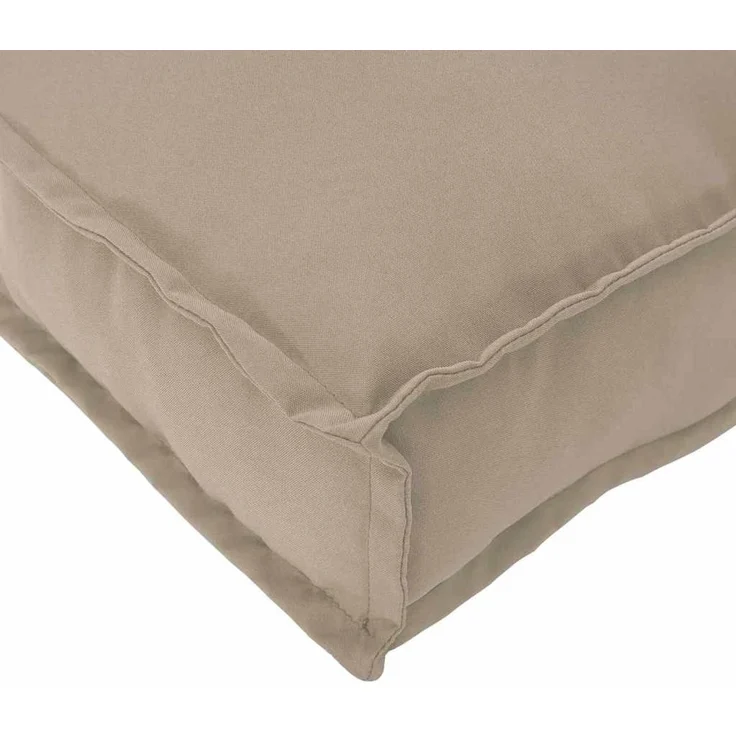 vidaXL Kissen Taupe 60 x 40 x 8 cm Oxford-Stoff 42001613 – Bild 5