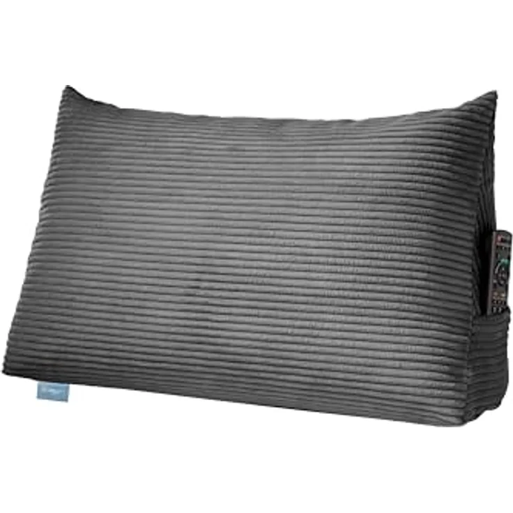 XDREAM Rückenkissen ergonomisches Keilkissen für Bett und Sofa, 1-tlg, als Kopfkissen oder Venenkissen verwendbar, mit praktischem Seitenfach – Bild 2