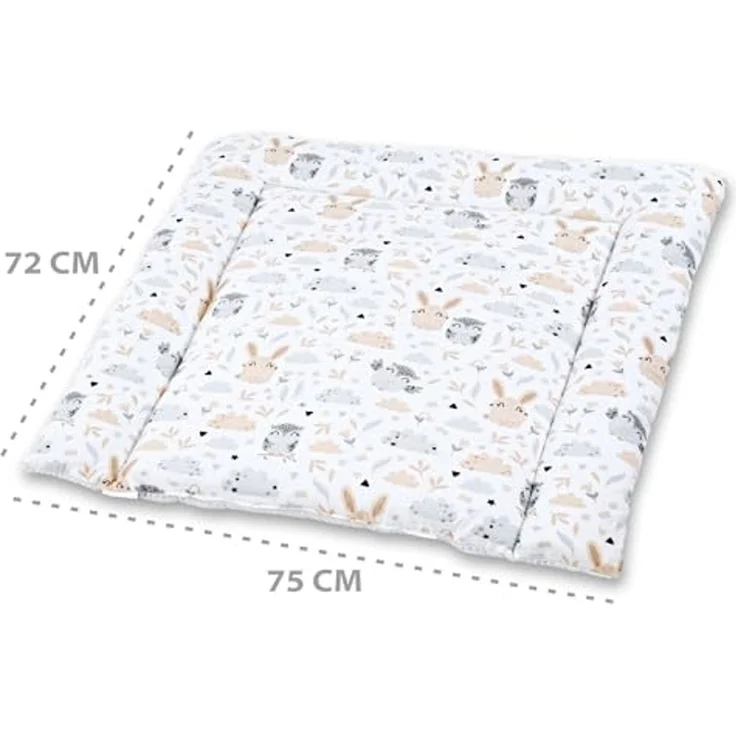 Wickelauflage für Babys 72x75 cm - Weiche Baumwolle, Abwaschbar - Wickelkommode & Wickeltischauflage ZUFÄLLIGEN VARIANTE – Bild 3