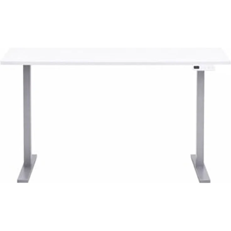 Schildmeyer Schreibtisch Metz mit elektrischer Höhenverstellung 702085, weiß matt, 138 x 60 x 72,7-117,2 cm