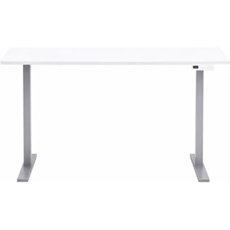 Schildmeyer Schreibtisch Metz mit elektrischer Höhenverstellung 702085, weiß matt, 138 x 60 x 72,7-117,2 cm – Bild 1