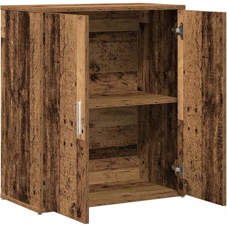 vidaXL Sideboard Altholz 60x31x70 cm Holzwerkstoff 869141 – Bild 1