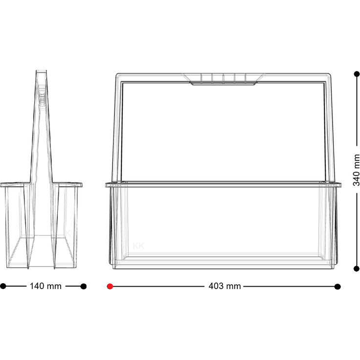 Hailo Abfallsammler 3666901 m Tragekorb dunkelgrau – Bild 7