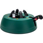 Star-Max Christbaumständer by F-H-S, Start 1, Modell 2019, für Baumhöhe 2,0m, Weihnachtsbaumständer mit Fuhebelfunktion und Einseiltechnik, grün