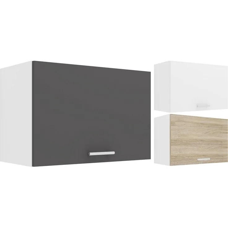 VCM Küchenmöbel Hängeschrank Esilo 918692 Weiß / Anthrazit H. 40 x B. 60 x T. 31 cm