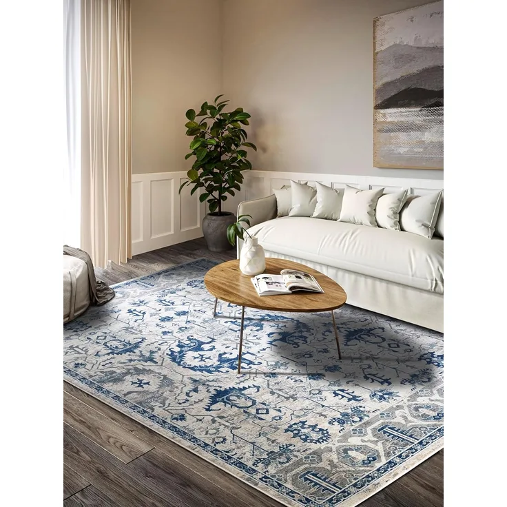 Villeroy & Boch Teppich Emmanuel, rechteckig, Höhe: 11 mm, Läufer, Orient, Wohnzimmer, Schlafzimmer, Klassisch, Kurzflor, Weich