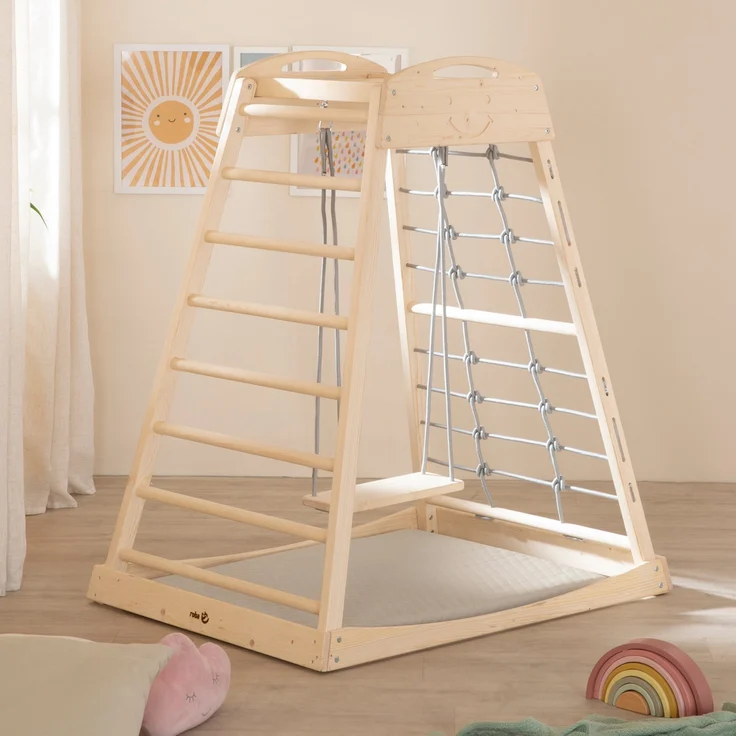 roba Spielmatte 'Luxe' 78 x 100 cm - Zubehör für Kletterdreieck & Kletterturm - Beige – Bild 2