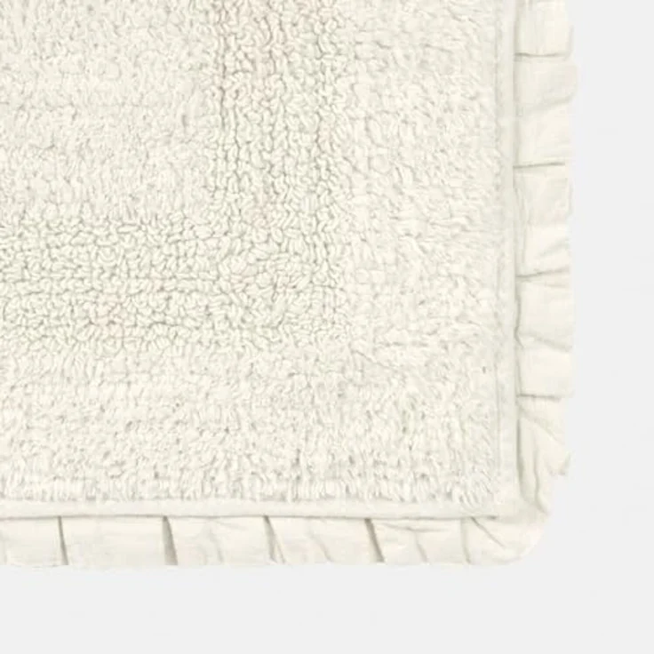 Mirabeau Badematte Badematte Jasmin weiß, Höhe 400 mm, 100% Baumwolle – Bild 5