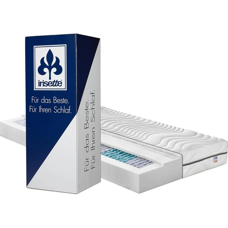 Badenia Bettcomfort Irisette Sylt 7-Zonen 1000er Tonnentaschenfederkernmatratze, Härtegrad 4, 90x200 cm – Bild 1
