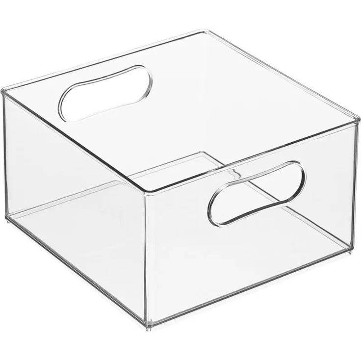 mDesign Aufbewahrungsbox Organizer Sortierbox Kunststoffbehälter Transparent