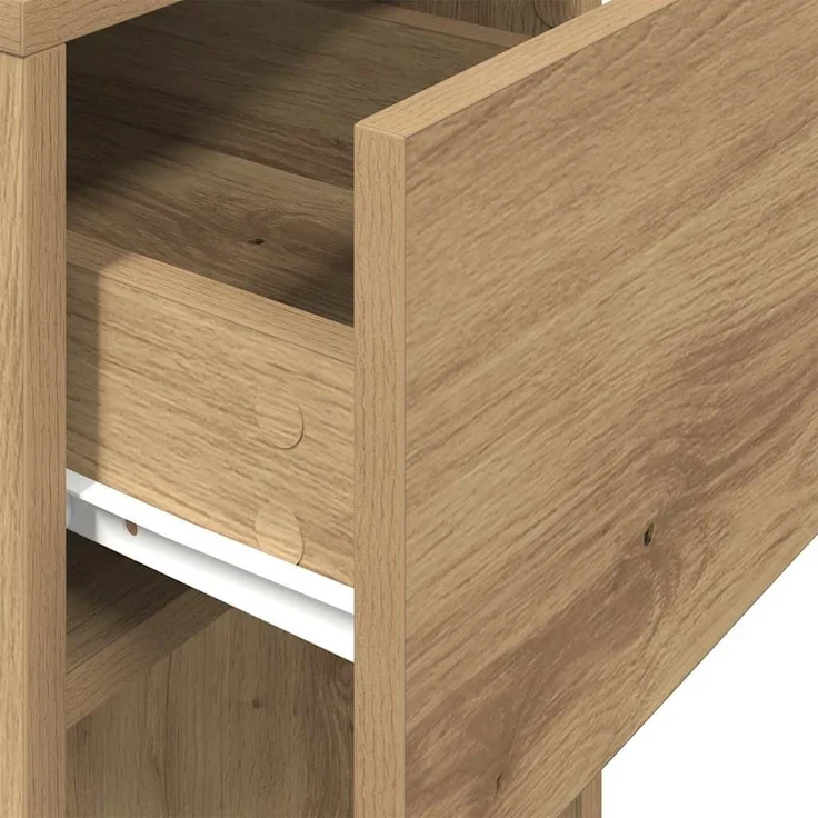 vidaXL Computerschrank mit Schublade Artisan-Eiche 30x44x74 cm 858739 – Bild 7