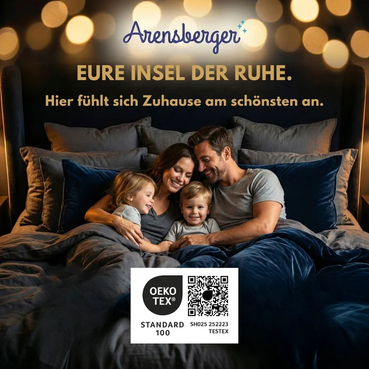 Arensberger Matratzen Topper LUXURY, 90x200cm, Gelschaum und Memory Gel Foam Matratzentopper, waschbar, geeignet für Federkern & Matratzen, Höhe 10cm – Bild 8