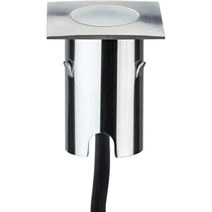 Paulmann Special MiniPlus Boden Einbauleuchten eckig IP67 Basis. 4x0,7W 2700K 12VA 43x43mm Edelstahl5630 – Bild 2
