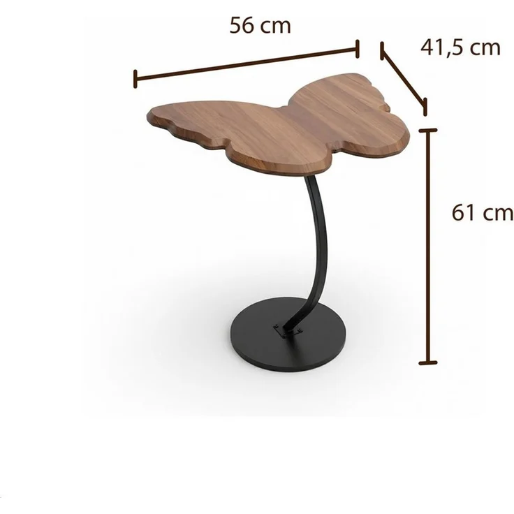 PEGSEN Beistelltisch Dekorativer Sofatisch - Couchtisch für Sofa & Bett Ablagetisch, hochwertige Materialien, vielseitig einsetzbar – Bild 3